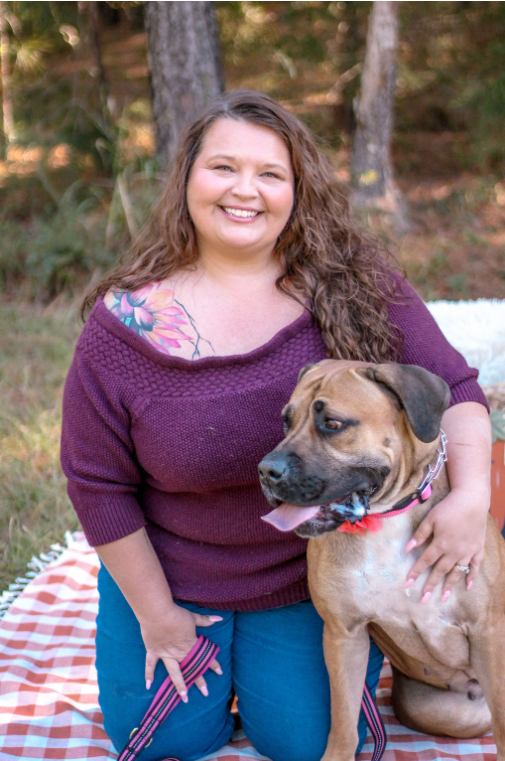 Nida and her dog